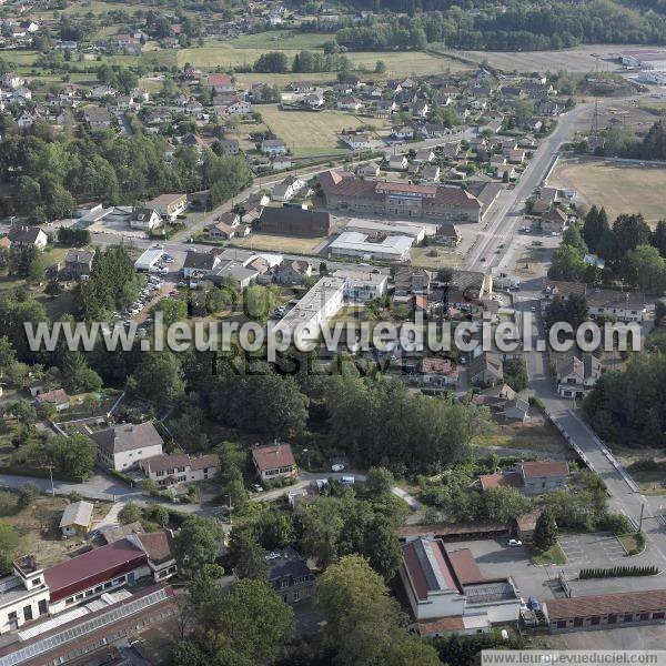 Photo aérienne de Ronchamp