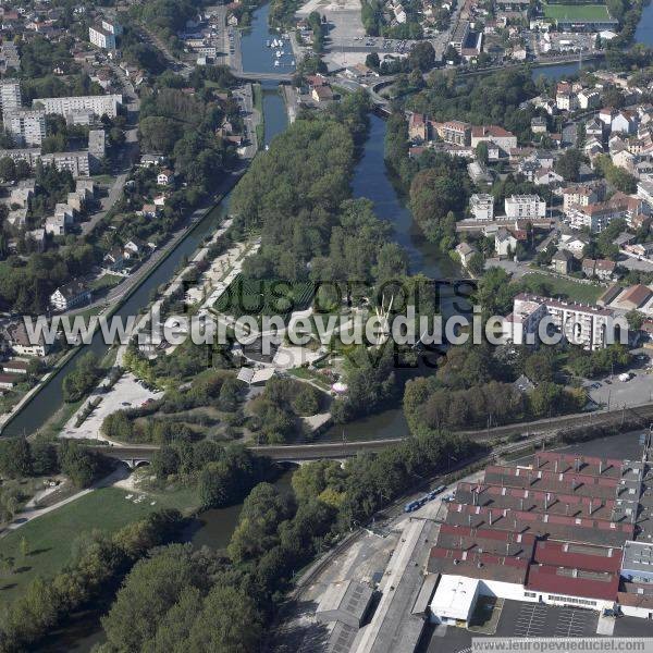 Photo aérienne de Montbéliard
