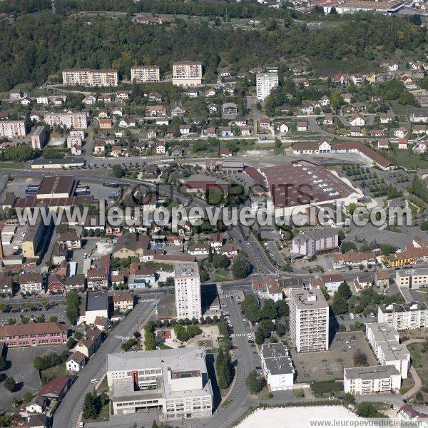 Photo aérienne de Sochaux