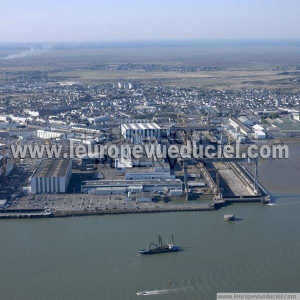 Photo aérienne de Saint-Nazaire