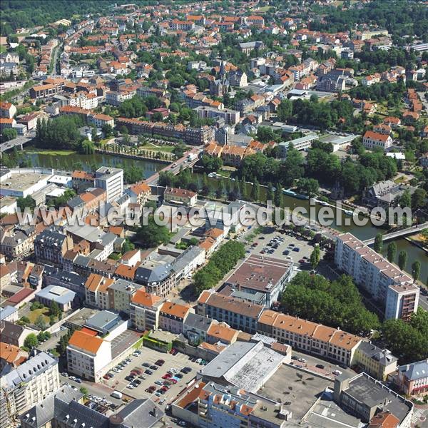 Photo aérienne de Sarreguemines