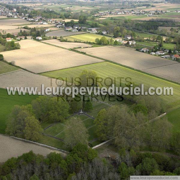 Photo aérienne de Gurs