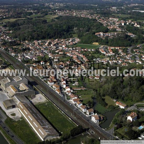 Photo aérienne de Boucau