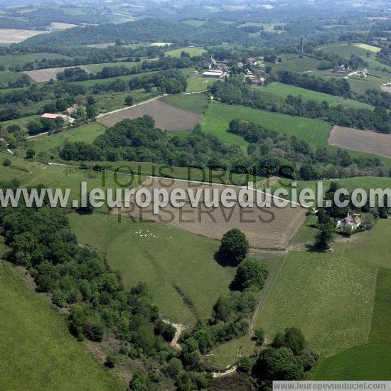 Photo aérienne de Castetbon