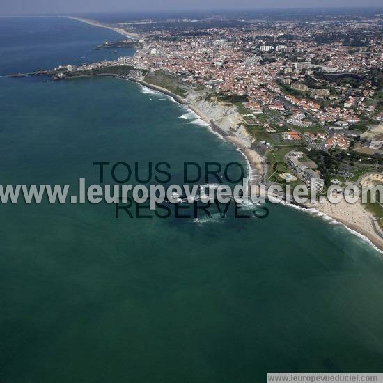 Photo aérienne de Biarritz