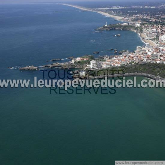 Photo aérienne de Biarritz