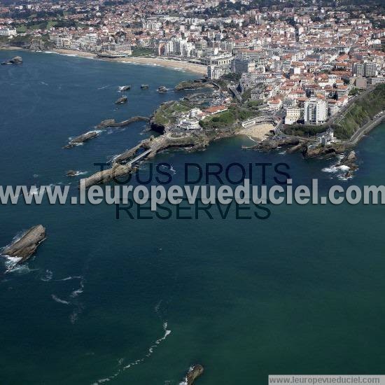 Photo aérienne de Biarritz