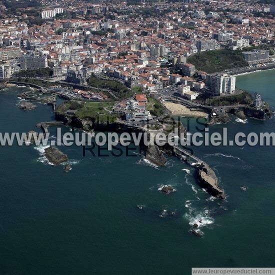 Photo aérienne de Biarritz