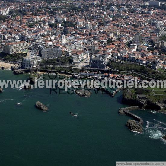 Photo aérienne de Biarritz