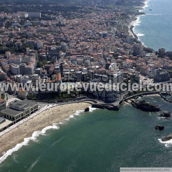 Photo aérienne de Biarritz