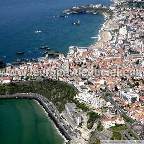 Photo aérienne de Biarritz