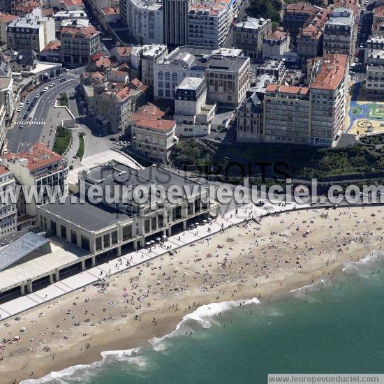 Photo aérienne de Biarritz