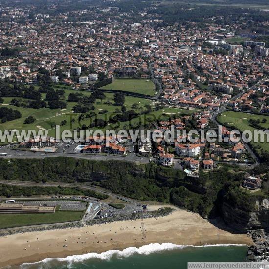 Photo aérienne de Biarritz