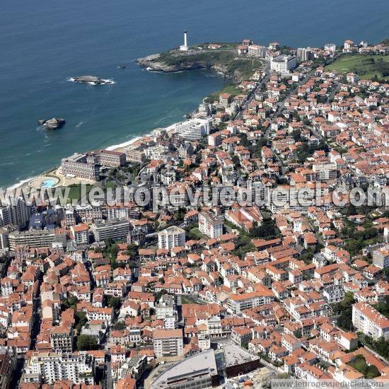 Photo aérienne de Biarritz