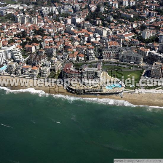 Photo aérienne de Biarritz