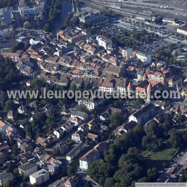 Photo aérienne de Yverdon-les-Bains