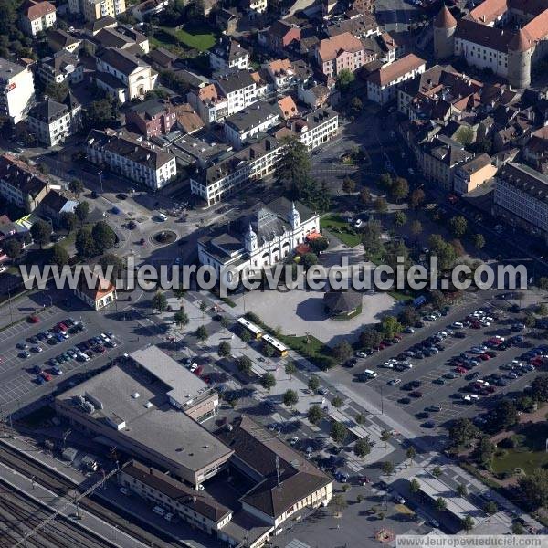 Photo aérienne de Yverdon-les-Bains