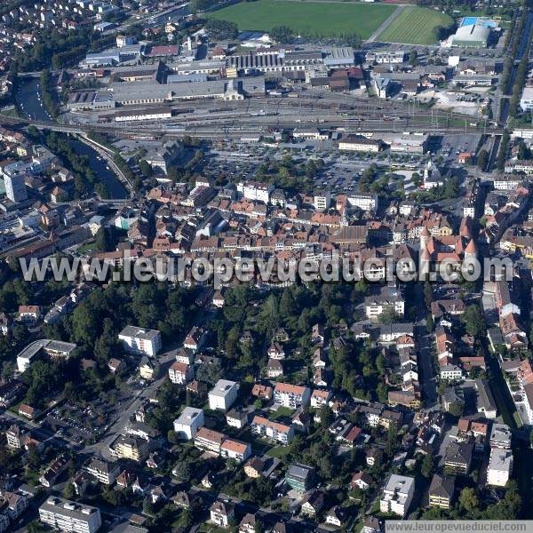 Photo aérienne de Yverdon-les-Bains