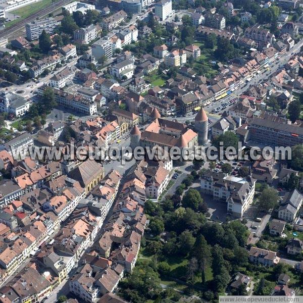 Photo aérienne de Yverdon-les-Bains