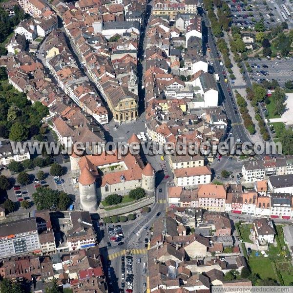 Photo aérienne de Yverdon-les-Bains