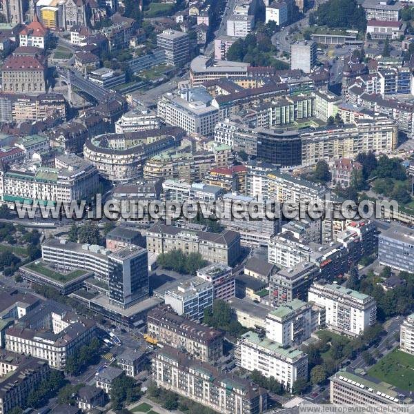 Photo aérienne de Lausanne