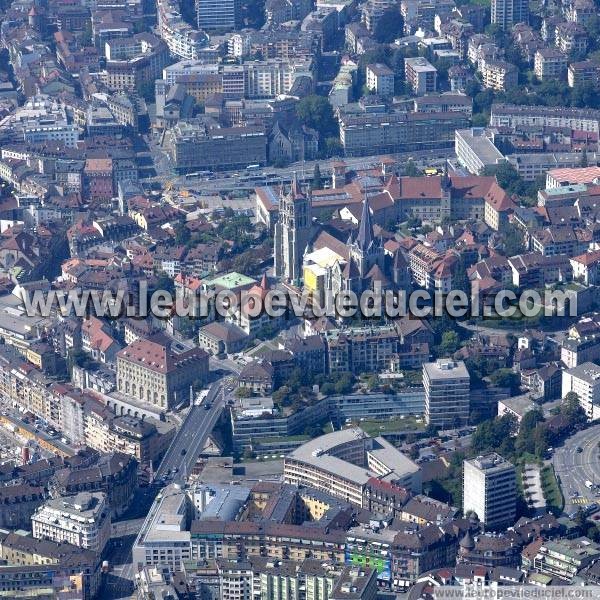 Photo aérienne de Lausanne