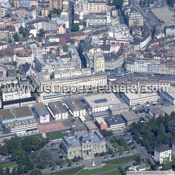 Photo aérienne de Lausanne