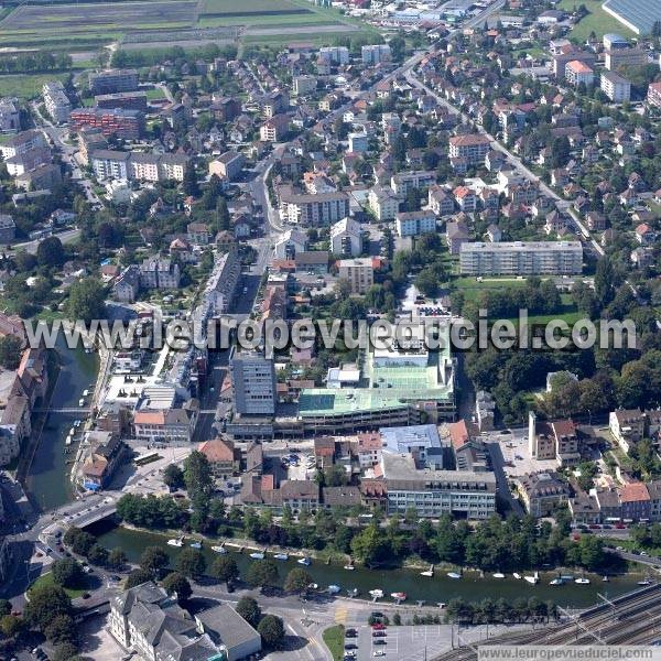 Photo aérienne de Yverdon-les-Bains