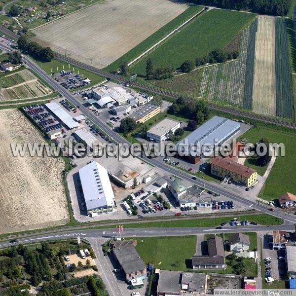 Photo aérienne de Yverdon-les-Bains