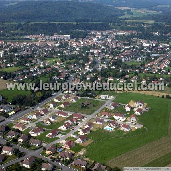 Photo aérienne de L'Isle-sur-le-Doubs