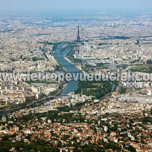 Photo aérienne de Paris