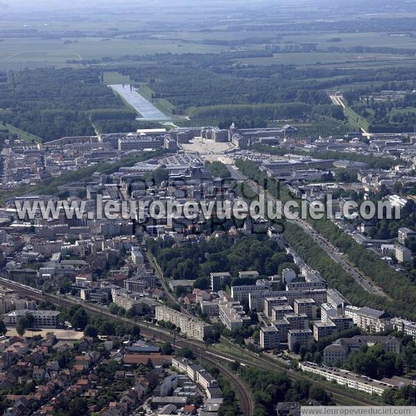 Photo aérienne de Versailles