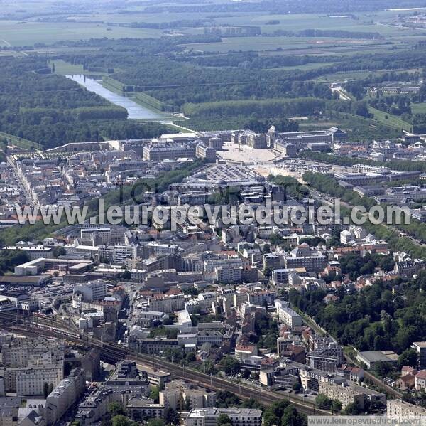 Photo aérienne de Versailles