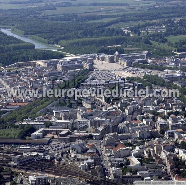 Photo aérienne de Versailles