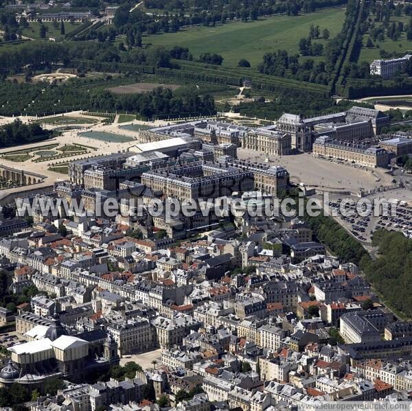 Photo aérienne de Versailles