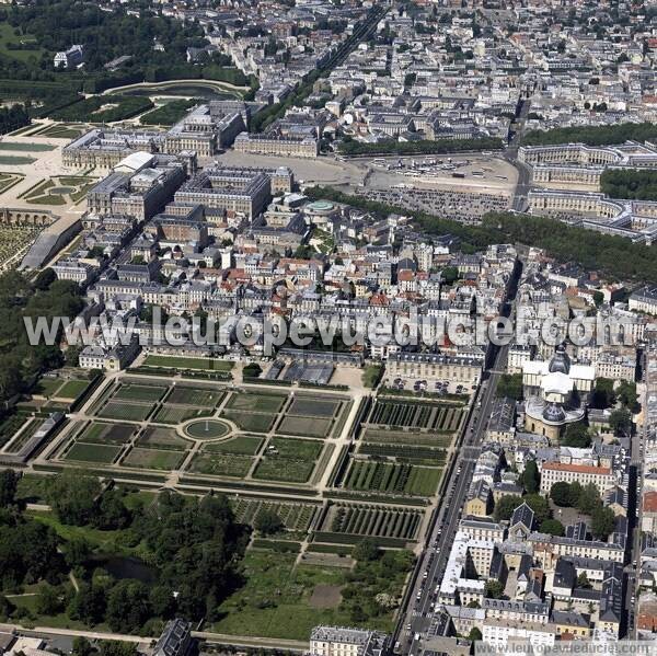 Photo aérienne de Versailles