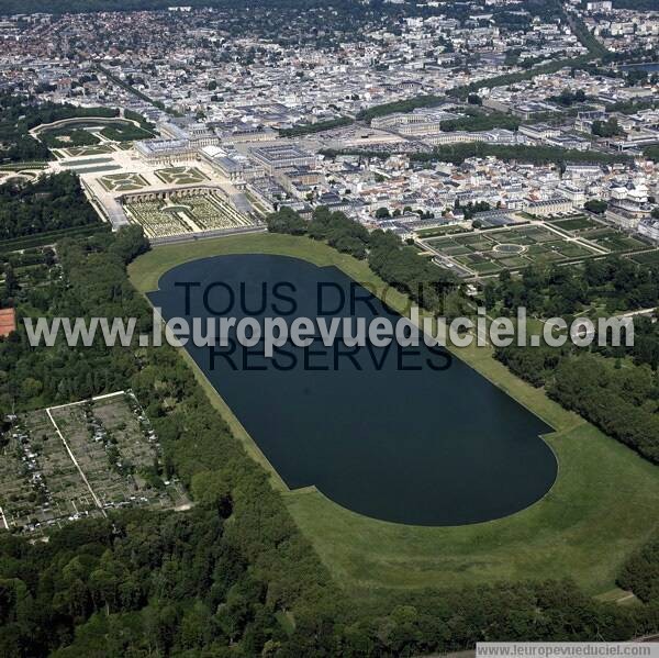 Photo aérienne de Versailles