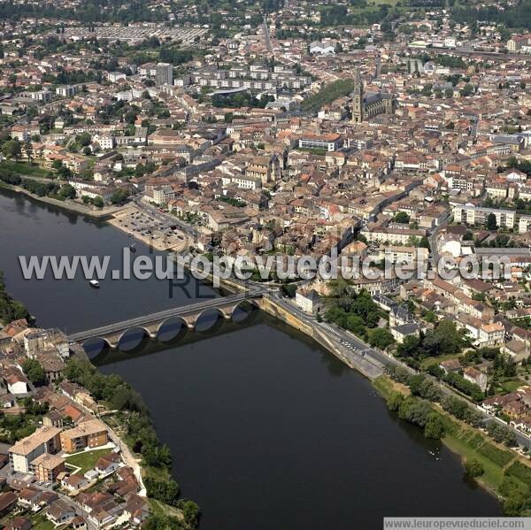 Photo aérienne de Bergerac