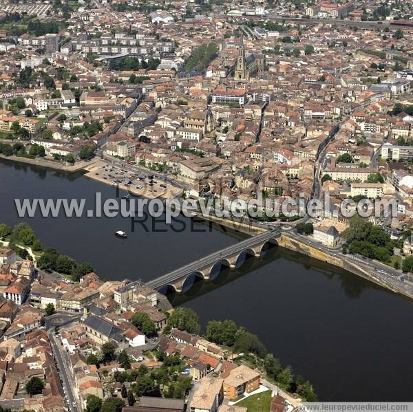 Photo aérienne de Bergerac