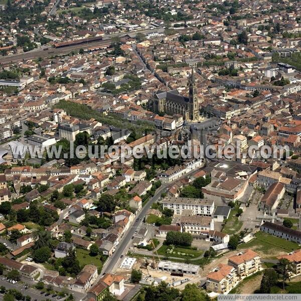 Photo aérienne de Bergerac