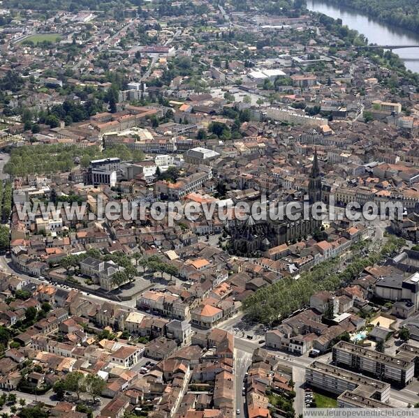 Photo aérienne de Bergerac