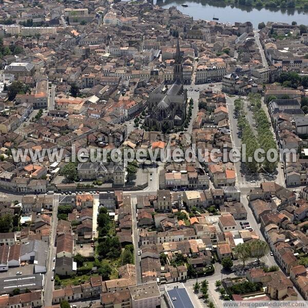 Photo aérienne de Bergerac