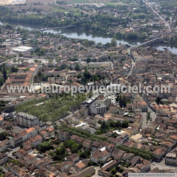 Photo aérienne de Bergerac