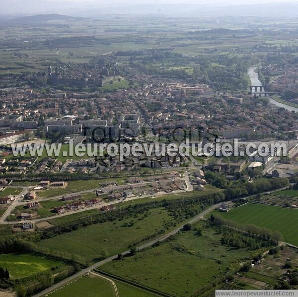 Photo aérienne de Carcassonne