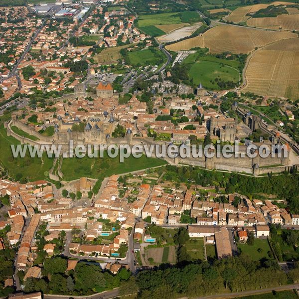 Photo aérienne de Carcassonne