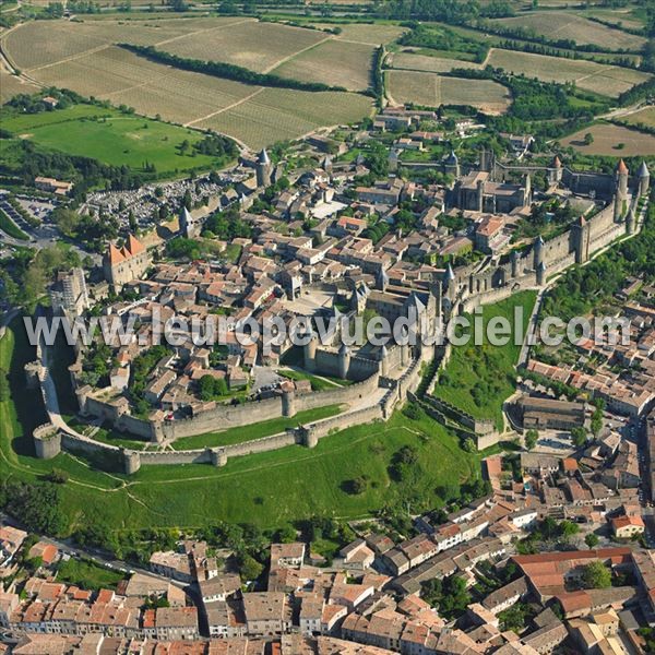 Photo aérienne de Carcassonne