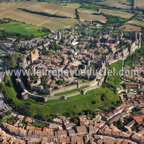 Photo aérienne de Carcassonne