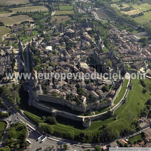 Photo aérienne de Carcassonne