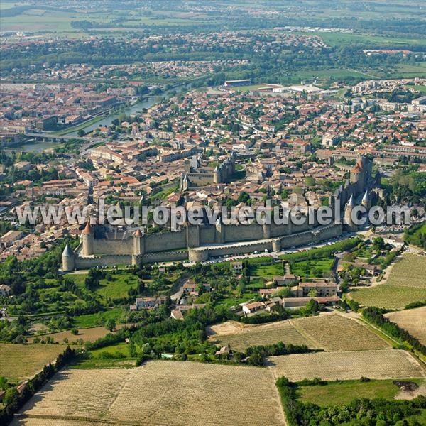 Photo aérienne de Carcassonne