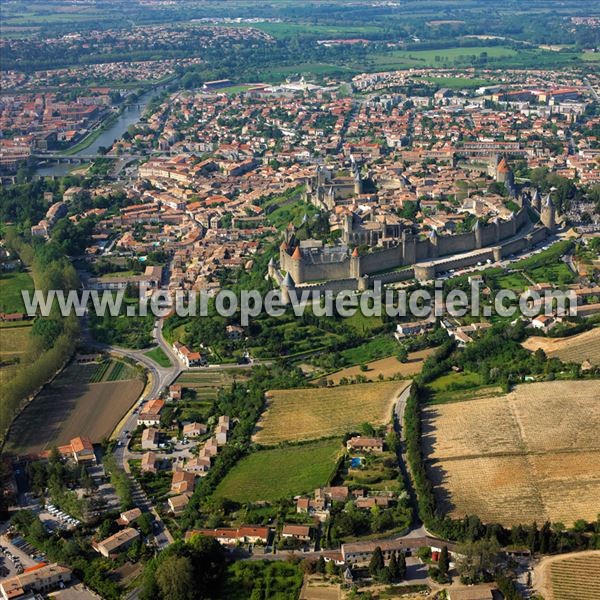 Photo aérienne de Carcassonne